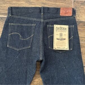 SOLD Japanese Selvedge secret denim classic Straight Jeans 20oz NWT 33x35